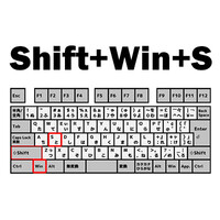 “Shift+Windows＋S”
