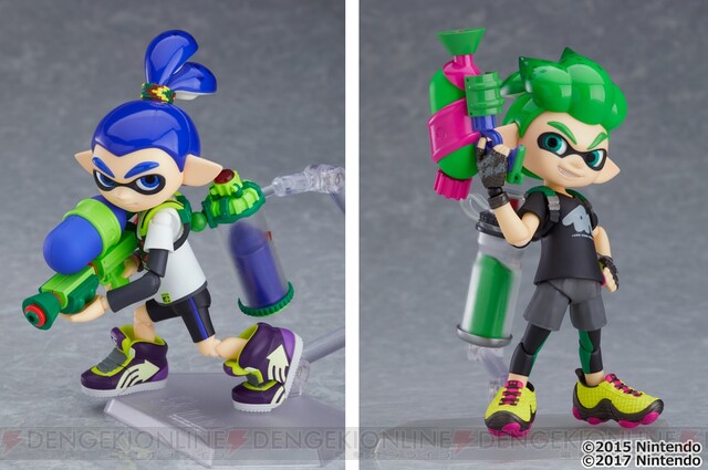 スプラトゥーン』2作品の“ボーイ”のfigmaがセットで登場 - 電撃