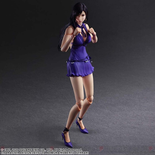 FFVII リメイク』ドレス姿が麗しいティファのフィギュアが登場 - 電撃