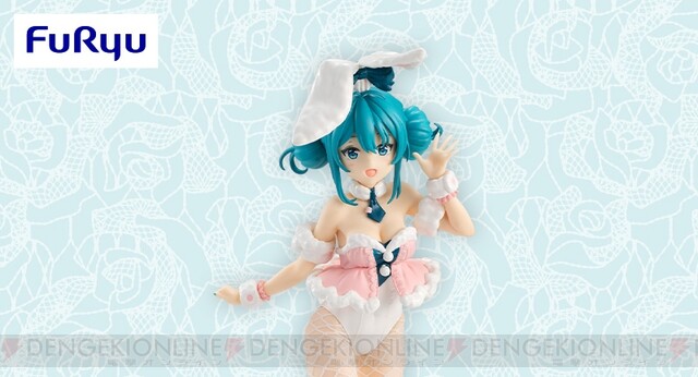 バニーガール姿の初音ミクフィギュアが新色に。ホワイト＆ピンク