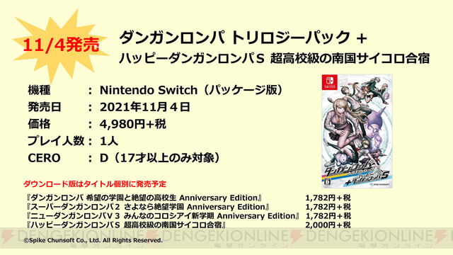 Switch版 ダンガンロンパ 発売記念 お宝グッズを電撃読者にプレゼント 電撃オンライン