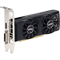 『MSI GeForce GTX 1650 4GT LP グラフィックスボード VD6989』