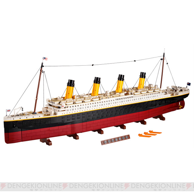 圧巻の9,090ピース！ レゴ（LEGO）『タイタニック』は船内や救命ボート 