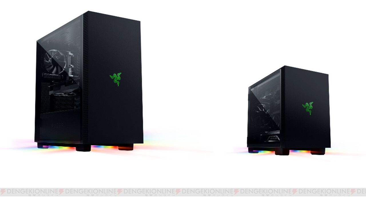 Razer 形と機能にこだわった2種のゲーミングpcケースを発売 電撃オンライン