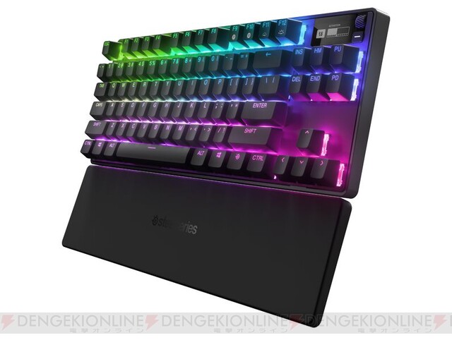 従来品より11倍速いSteelSeries新型ゲーミングキーボード“Apex Pro TKL