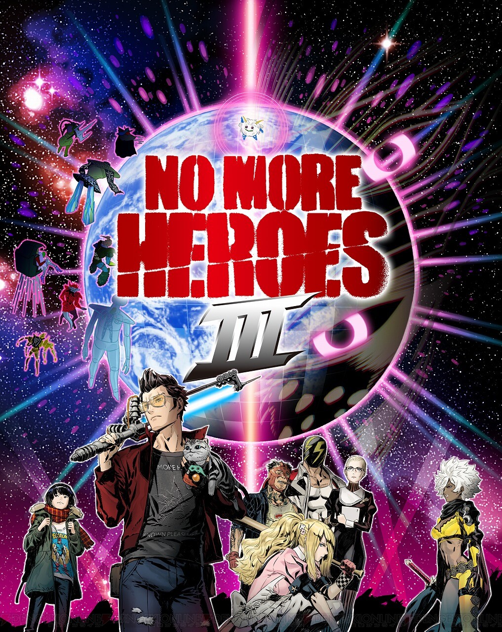 スタイリッシュ殺し屋アクション No More Heroes 3 Steam版が10 12発売 電撃オンライン