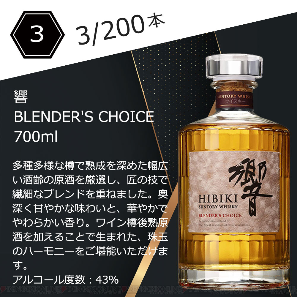 サントリー 響 ブレンダーチョイス700ml 4本セット - 飲料・酒