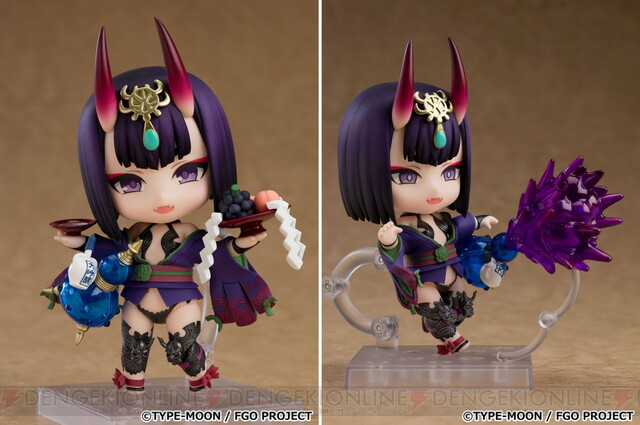 Fgo 酒呑童子がねんどろいど化 宝具をイメージしたエフェクトパーツが付属 電撃オンライン