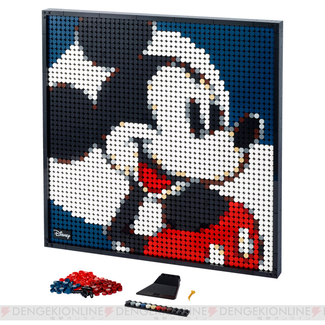 絵を描くように組み立てる レゴ アート ディズニー ミッキーマウス は 新たなレゴ体験 電撃オンライン