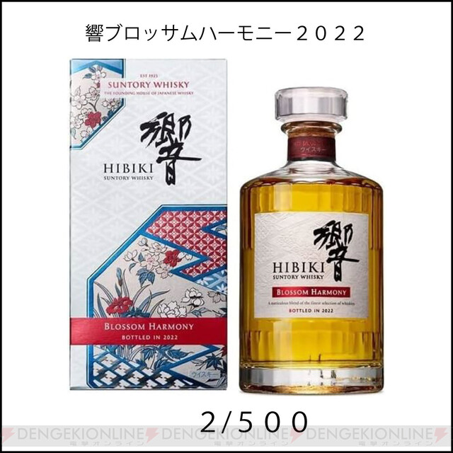 山崎18年、響21年、山崎リミテッドエディション2022、響BH2022などが