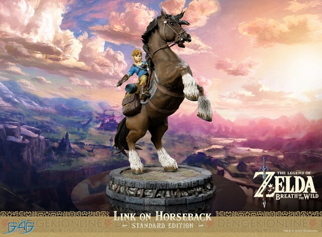 全長56cm！『ゼルダの伝説 BotW』大馬にまたがるリンクのフィギュアが