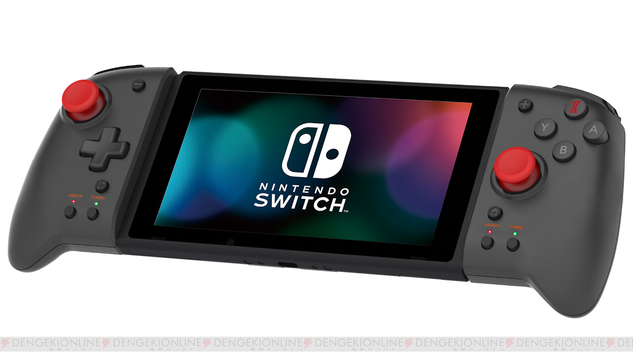 画像5 7 操作性を追求した携帯モード専用のコントローラ グリップコントローラー For Nintendo Switch を紹介 電撃オンライン