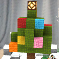 『マイクラアース』クリスマスツリー