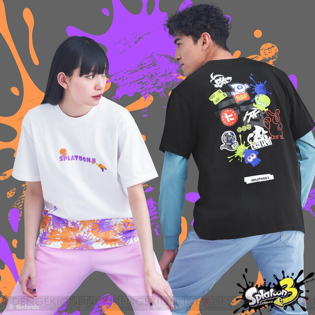 画像4/23＞『スプラトゥーン3』×ユニクロのコラボTシャツが3/24発売