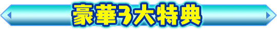 豪華3大特典